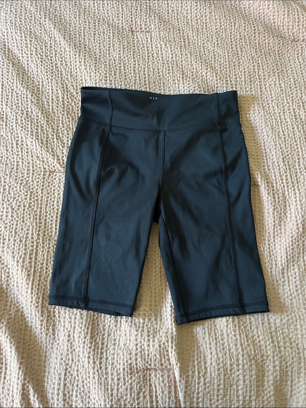 GAP Teen Black High-Waist Bike Shorts